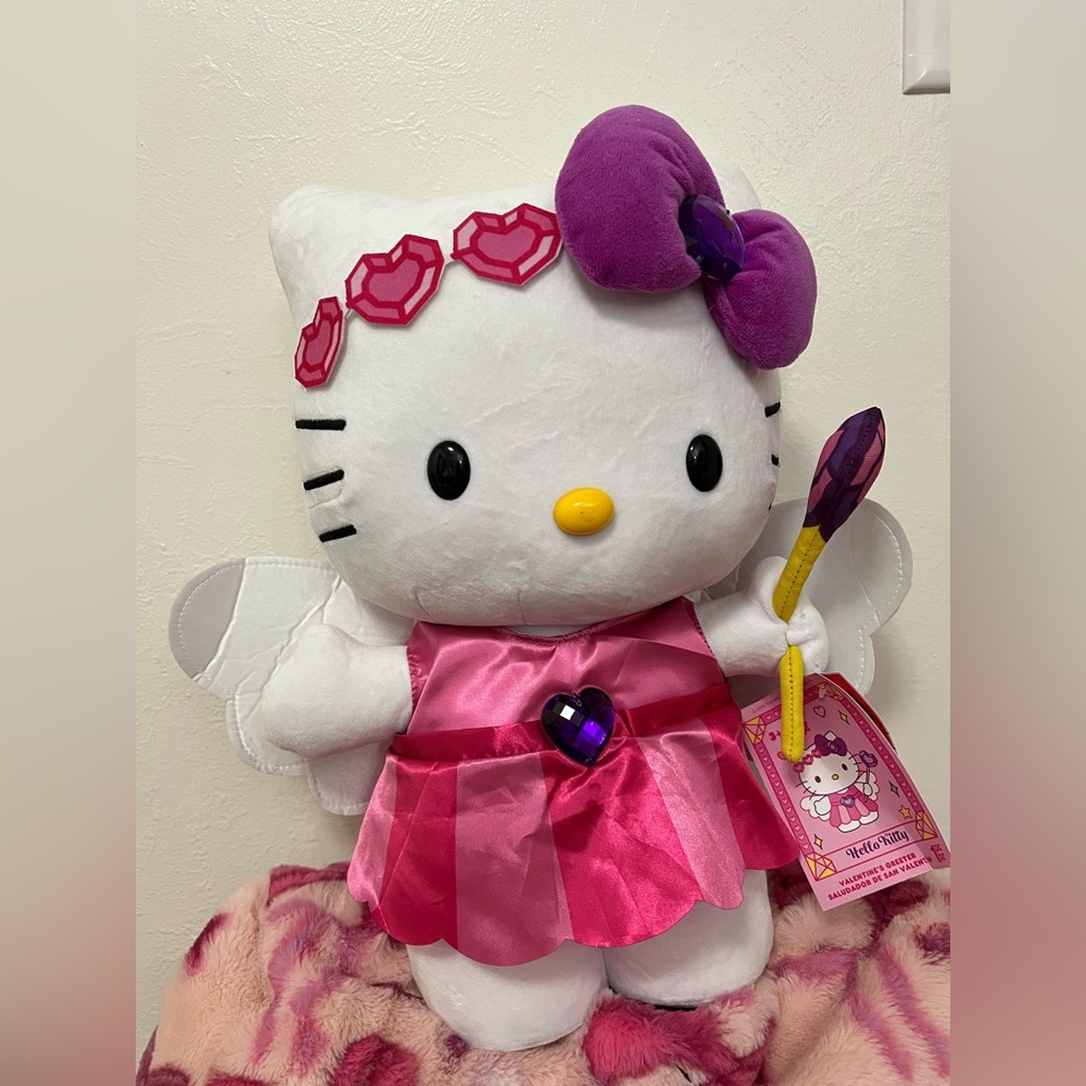 Hello Kitty Valentine’s Day Fairy Greeter Plush